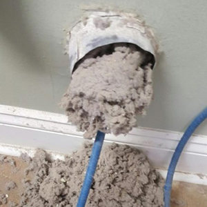 Dirty Ground Level Dryer Vent