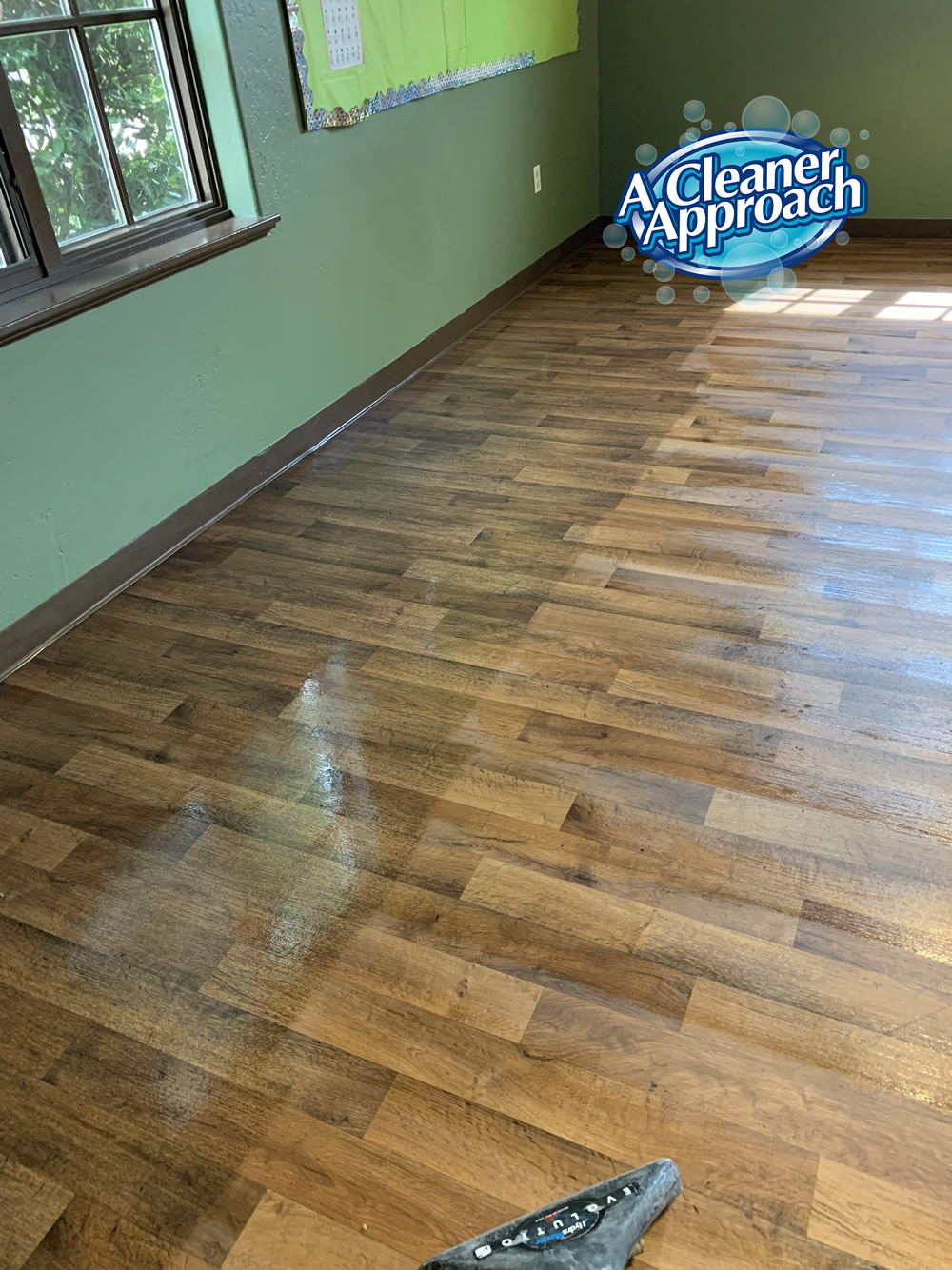 LVT Cleaning example 1